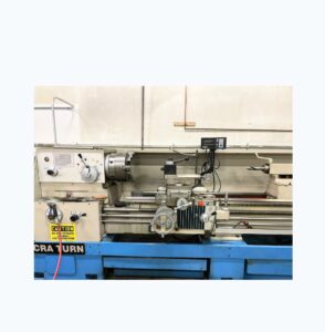 Manual lathe with readout